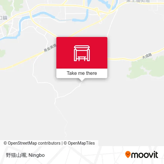 野猫山嘴 map