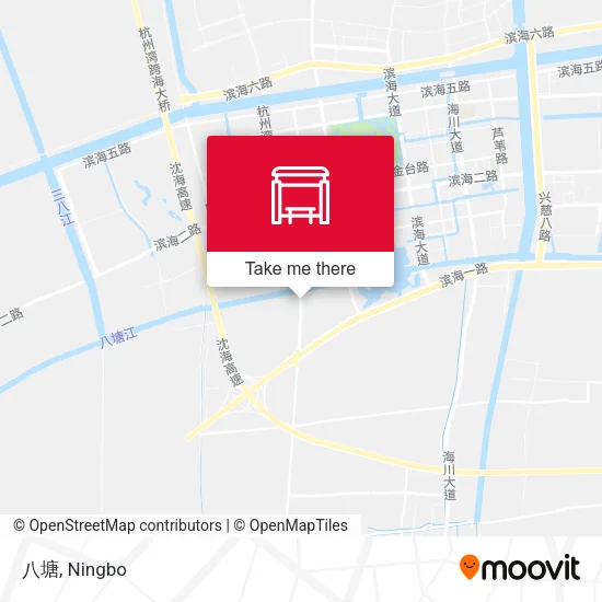八塘 map