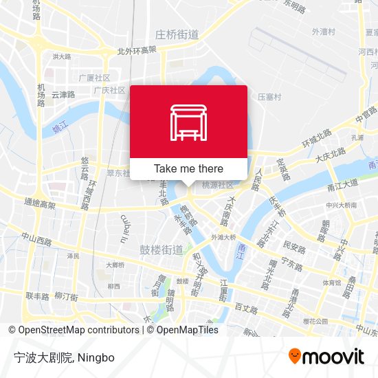 宁波大剧院 map
