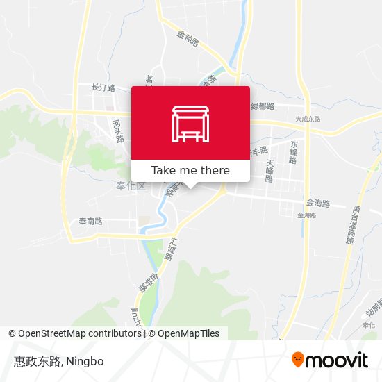 惠政东路 map