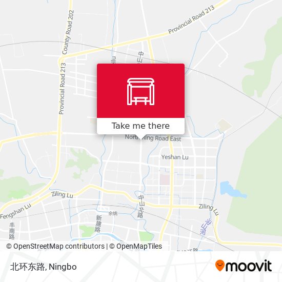 北环东路 map