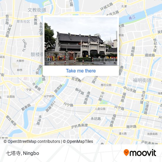 七塔寺 map