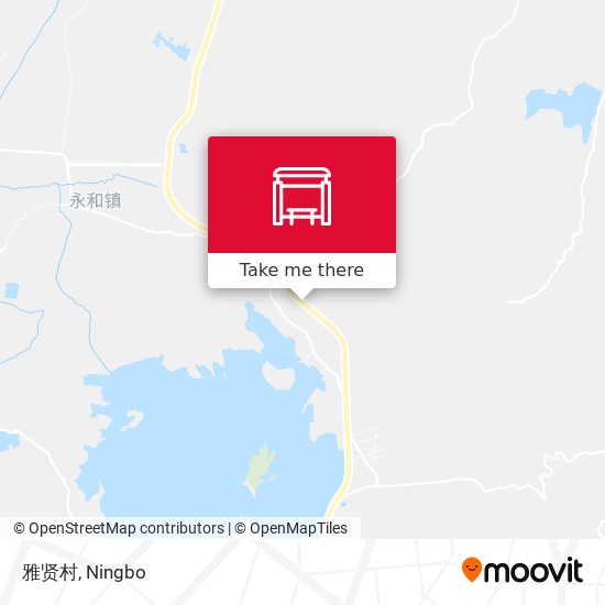 雅贤村 map