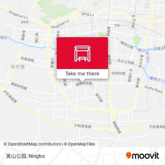 黄山公园 map