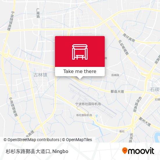 杉杉东路鄞县大道口 map