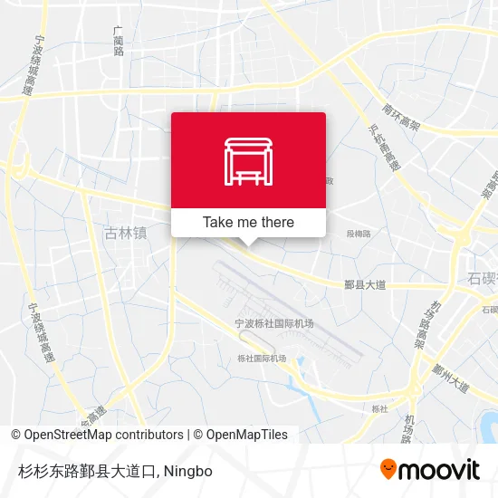 杉杉东路鄞县大道口 map