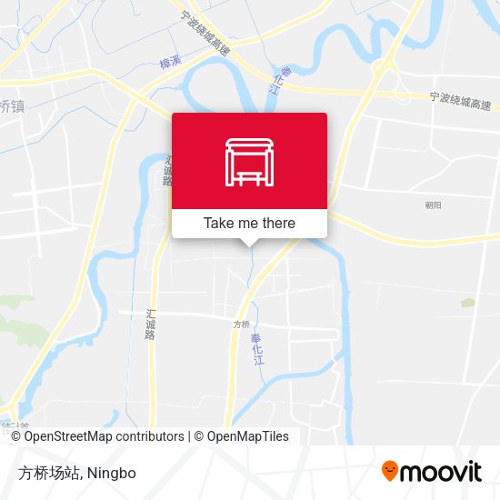 方桥场站 map