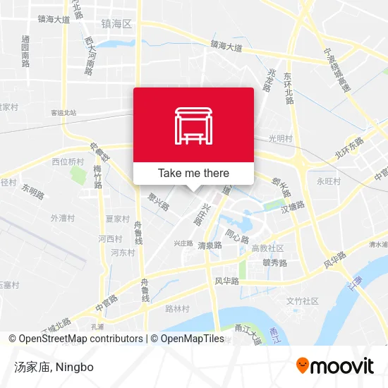 汤家庙 map