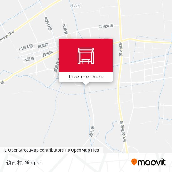 镇南村 map