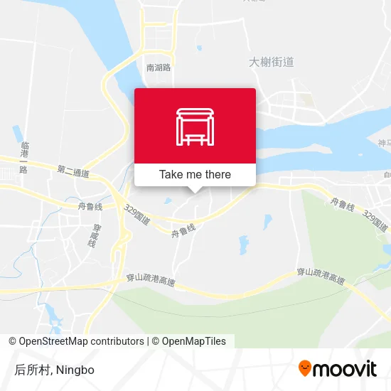 后所村 map