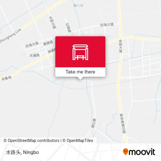 水路头 map