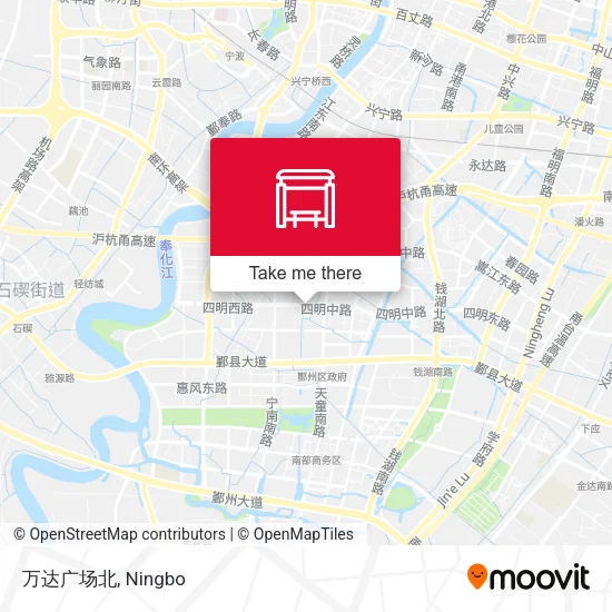 万达广场北 map
