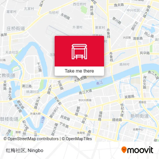 红梅社区 map