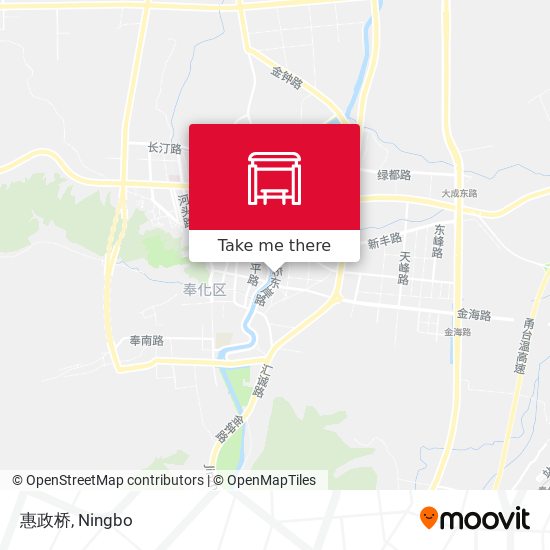 惠政桥 map