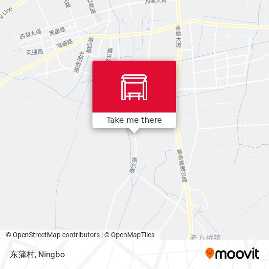 东蒲村 map