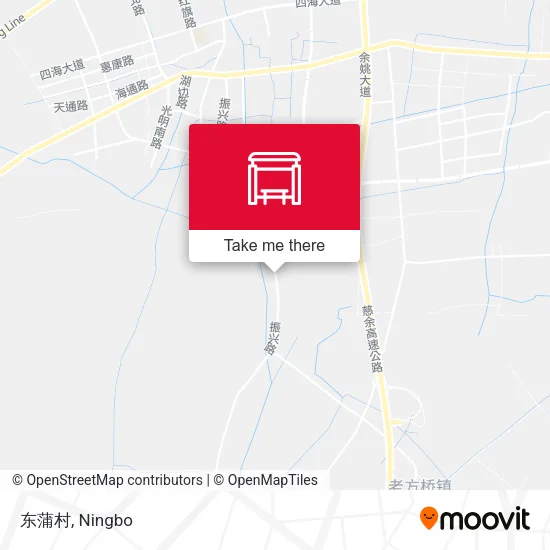 东蒲村 map