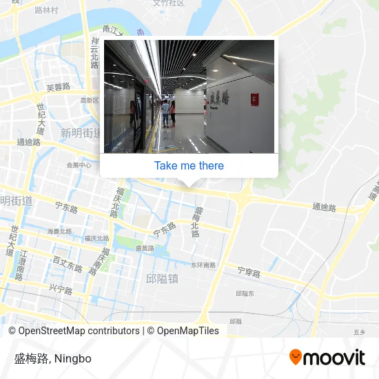盛梅路 map
