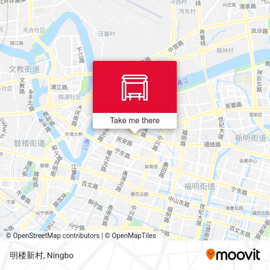 明楼新村 map