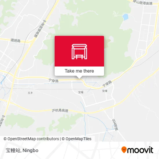 宝幢站 map