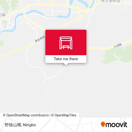 野猫山嘴 map