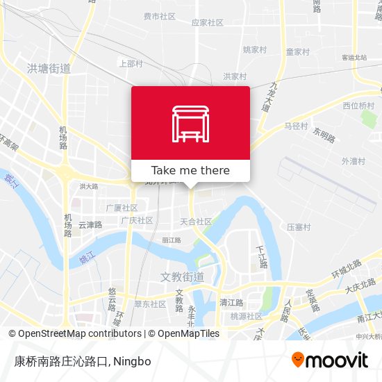 康桥南路庄沁路口 map