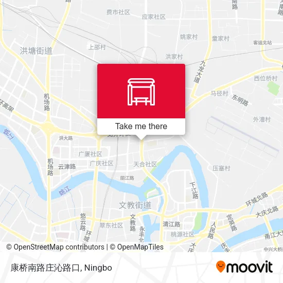 康桥南路庄沁路口 map