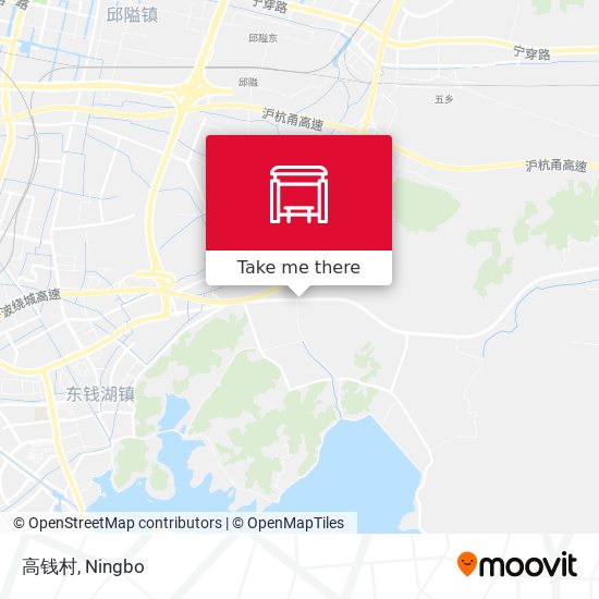 高钱村 map