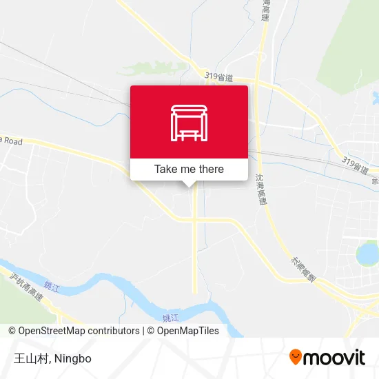 王山村 map