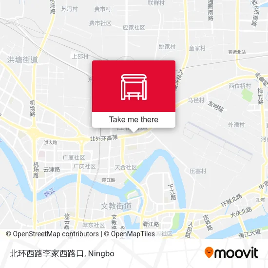 北环西路李家西路口 map