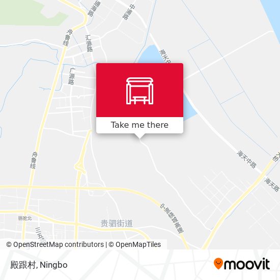 殿跟村 map