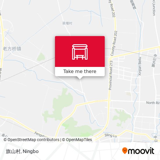 旗山村 map