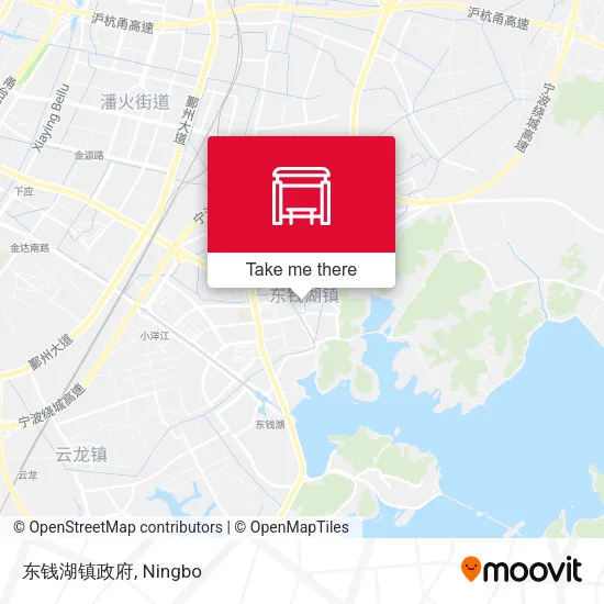 东钱湖镇政府 map