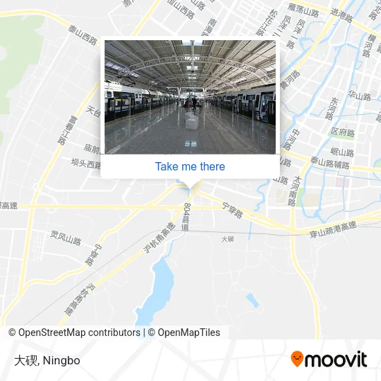 大碶 map
