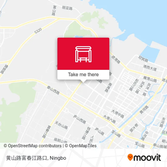 黄山路富春江路口 map