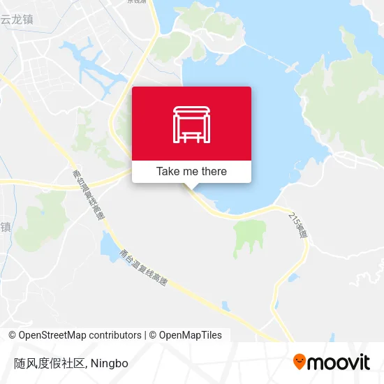 随风度假社区 map