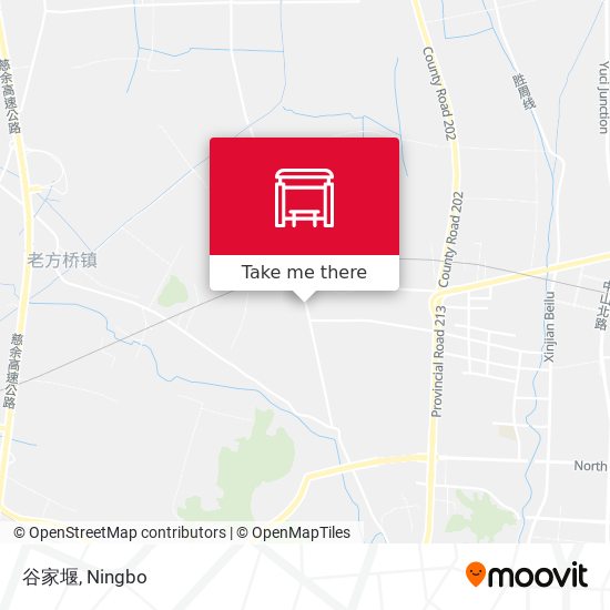 谷家堰 map