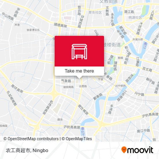 农工商超市 map