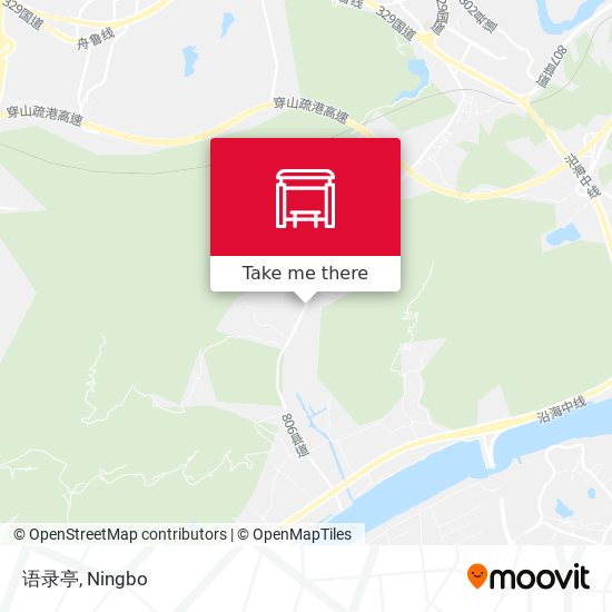 语录亭 map