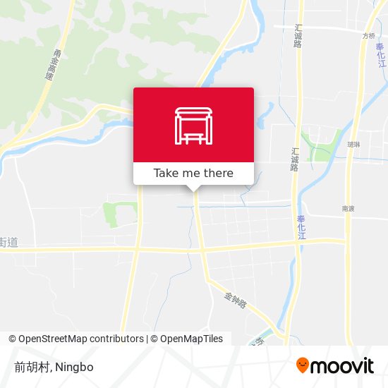前胡村 map