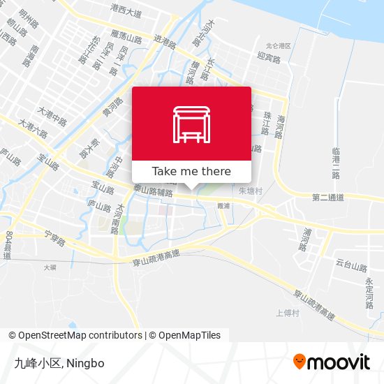 九峰小区 map