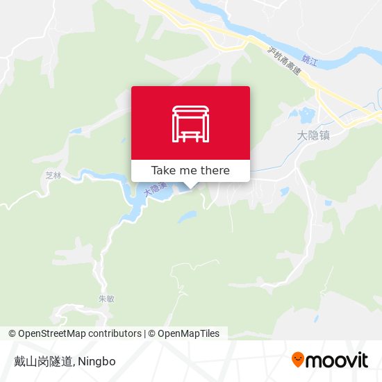 戴山岗隧道 map