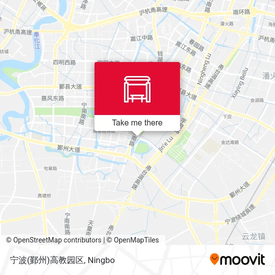 宁波(鄞州)高教园区 map