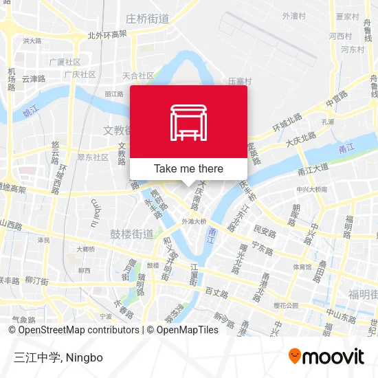 三江中学 map