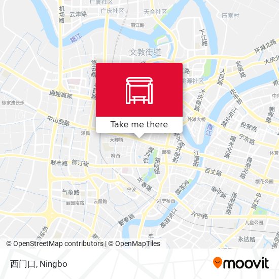 西门口 map