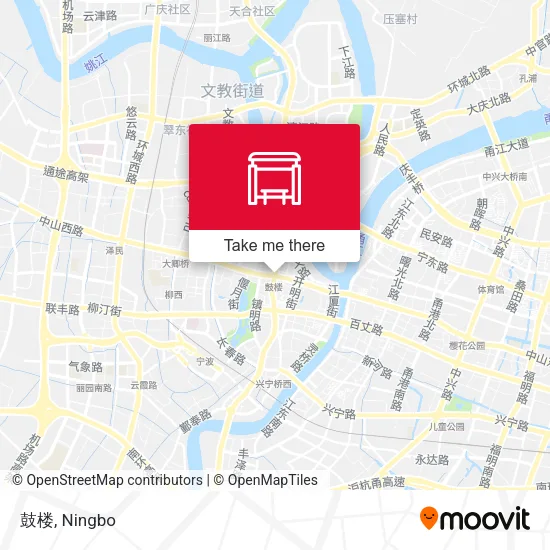 鼓楼 map