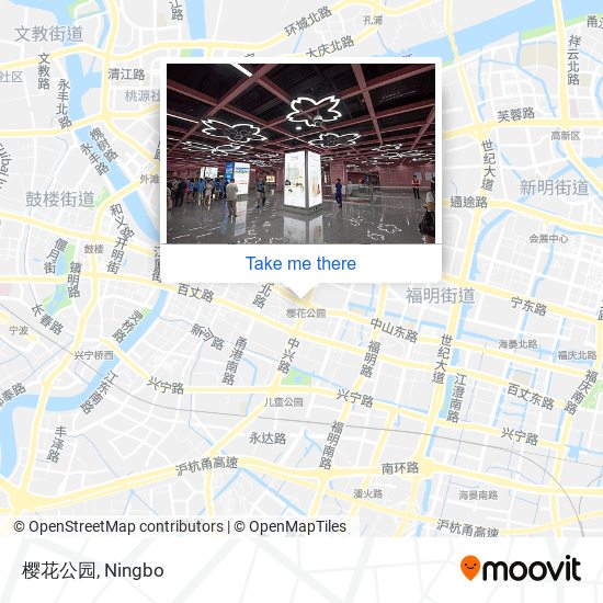 樱花公园 map