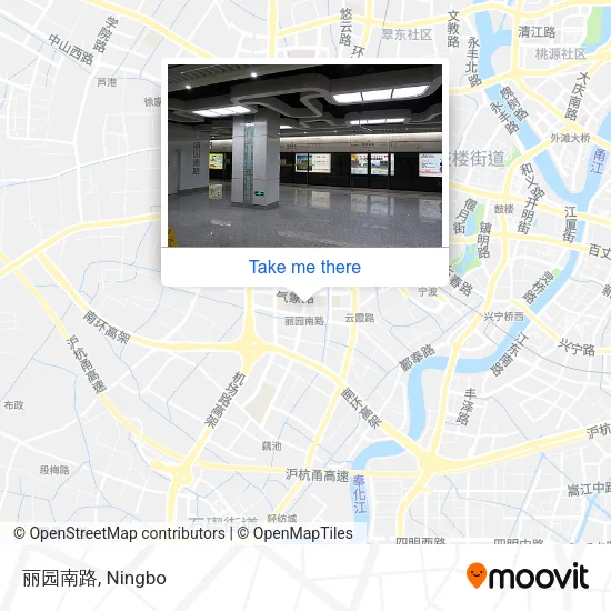 丽园南路 map