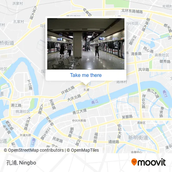 孔浦 map