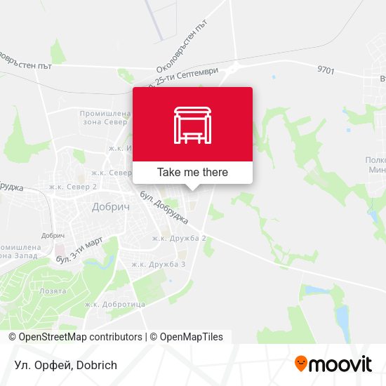 Карта Ул. Орфей
