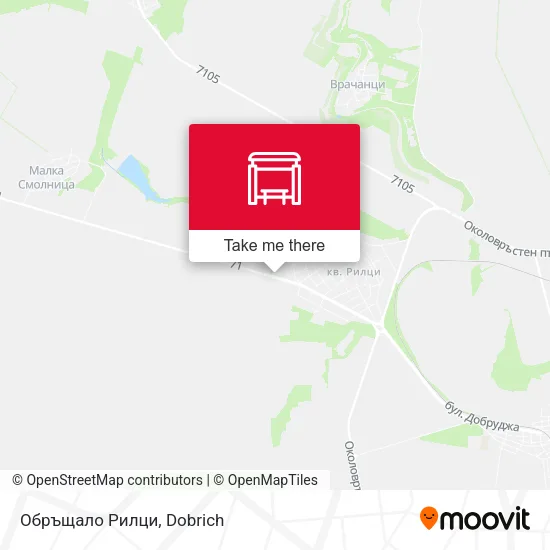 Карта Обръщало Рилци